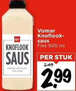 Vomar Voordeelmarkt Vomar Knoflooksaus aanbieding