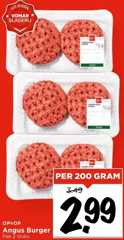 Vomar Voordeelmarkt Angus Burger aanbieding