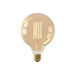 Bol.com Calex filament LED Globelamp G125 E27 4.5W 470lm 2300K Helder Dimbaar Ø12.5cm aanbieding