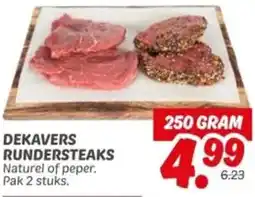 Dekamarkt Dekavers rundersteaks aanbieding