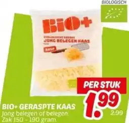 Dekamarkt Bio+ geraspte kaas aanbieding