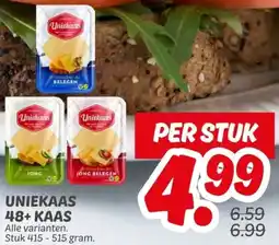 Dekamarkt Uniekaas 48+ kaas aanbieding