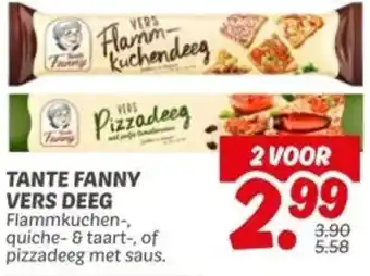 Dekamarkt Tante fanny vers deeg aanbieding