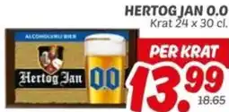 Dekamarkt Hertog jan 0.0 aanbieding