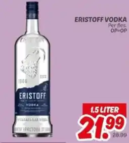 Dekamarkt Eristoff vodka aanbieding