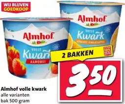 Nettorama Almhof volle kwark aanbieding