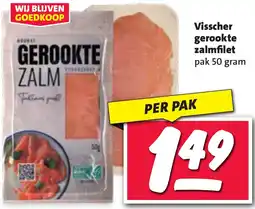 Nettorama Visscher gerookte zalmfilet aanbieding