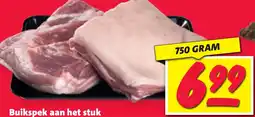 Nettorama Buikspek aan het stuk aanbieding