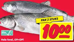 Nettorama Hele forel aanbieding