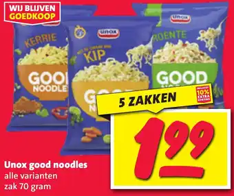 Nettorama Unox good noodles aanbieding