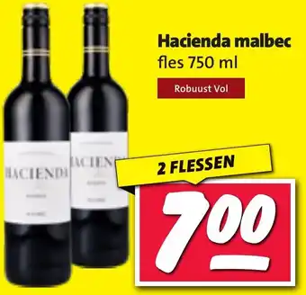 Nettorama Hacienda malbec aanbieding