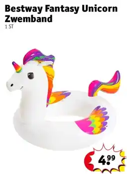 Kruidvat Bestway Fantasy Unicorn Zwemband aanbieding