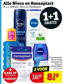 Kruidvat Alle Nivea en Hansaplast aanbieding