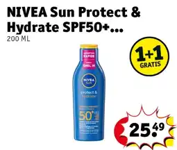 Kruidvat NIVEA Sun Protect & Hydrate SPF50+ aanbieding