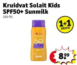 Kruidvat Kruidvat Solait Kids SPF50+ Sunmilk aanbieding