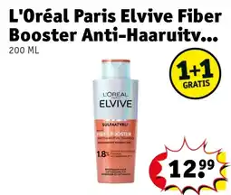 Kruidvat L'Oréal Paris Elvive Fiber Booster Anti-Haaruitv aanbieding
