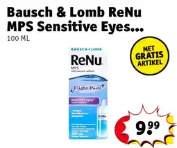 Kruidvat Bausch & Lomb ReNu MPS Sensitive Eyes aanbieding