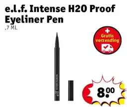 Kruidvat e.l.f. Intense H20 Proof Eyeliner Pen aanbieding