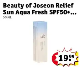 Kruidvat Beauty of Joseon Relief Sun Aqua Fresh SPF50+ aanbieding