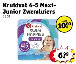 Kruidvat Kruidvat 4-5 Maxi Junior Zwemluiers aanbieding
