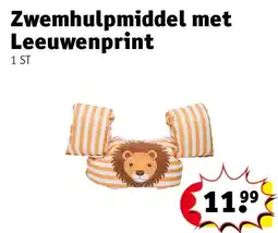 Kruidvat Zwemhulpmiddel met Leeuwenprint aanbieding