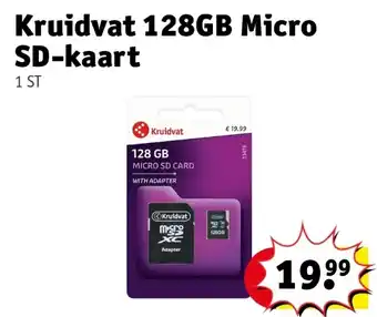 Kruidvat Kruidvat 128GB Micro SD kaart aanbieding