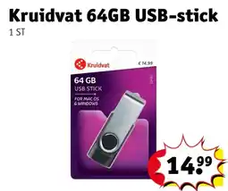 Kruidvat Kruidvat 64GB USB stick aanbieding
