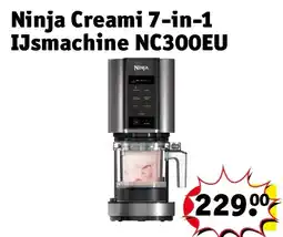 Kruidvat Ninja Creami 7 in 1 IJsmachine NC300EU aanbieding