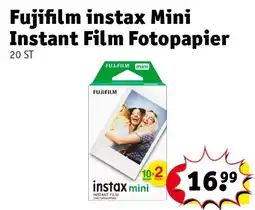 Kruidvat Fujifilm instax Mini Instant Film Fotopapier aanbieding