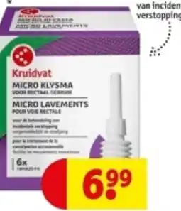 Kruidvat Kruidvat MICRO KLYSMA aanbieding