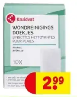 Kruidvat Kruidvat wondreinigings doekjes aanbieding