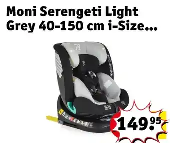 Kruidvat Moni Serengeti Light Grey 40-150 cm i-Size aanbieding