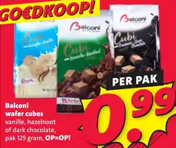 Nettorama Balconi wafer cubes aanbieding