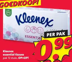 Nettorama Kleenex essential tissues aanbieding
