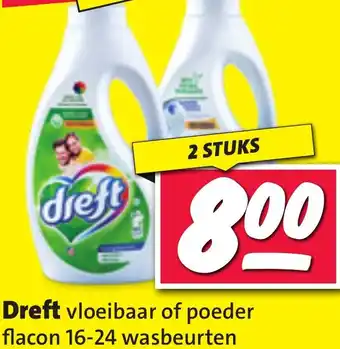 Nettorama Dreft vloeibaar of poeder aanbieding
