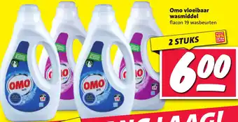 Nettorama Omo vloeibaar wasmiddel aanbieding