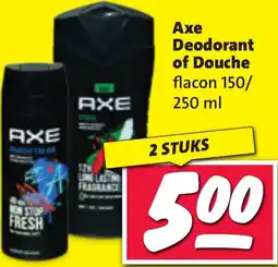 Nettorama Axe Deodorant of Douche aanbieding