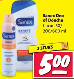 Nettorama Sanex Deo of Douche aanbieding
