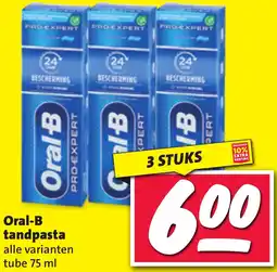 Nettorama Oral-B tandpasta aanbieding
