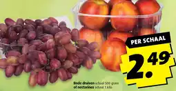 Boni Rode druiven of nectarines aanbieding