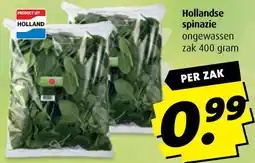 Boni Hollandse spinazie aanbieding