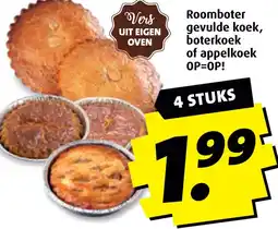 Boni Roomboter gevulde koek, boterkoek of appelkoek aanbieding