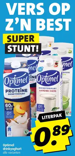 Boni Optimel drinkyoghurt aanbieding