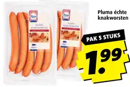 Boni Pluma échte knakworsten aanbieding