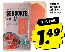 Boni Visscher gerookte zalmfilet aanbieding