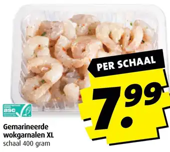 Boni Gemarineerde wokgarnalen XL aanbieding