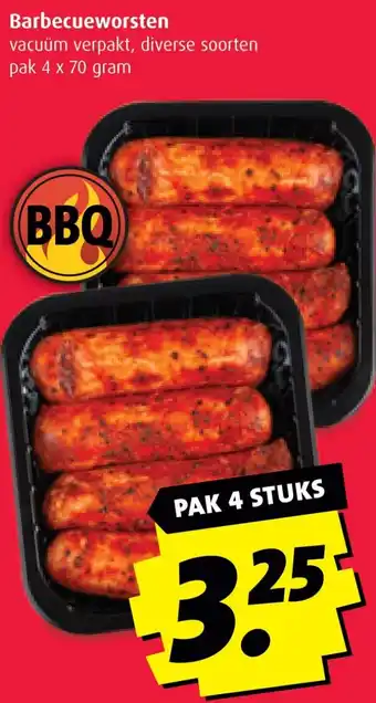 Boni Barbecueworsten aanbieding
