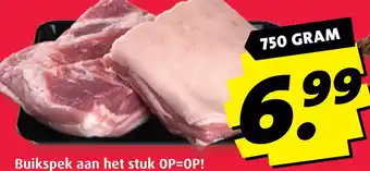 Boni Buikspek aan het stuk aanbieding