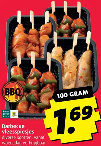 Boni Barbecue vleesspiesjes aanbieding