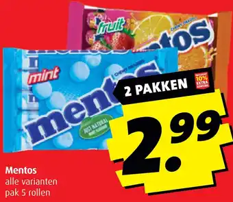 Boni Mentos aanbieding